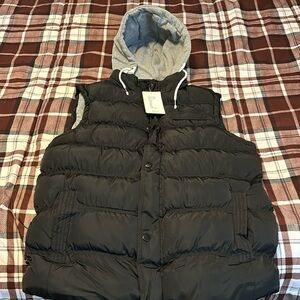 Wantdo men’s winter removable hooded vest